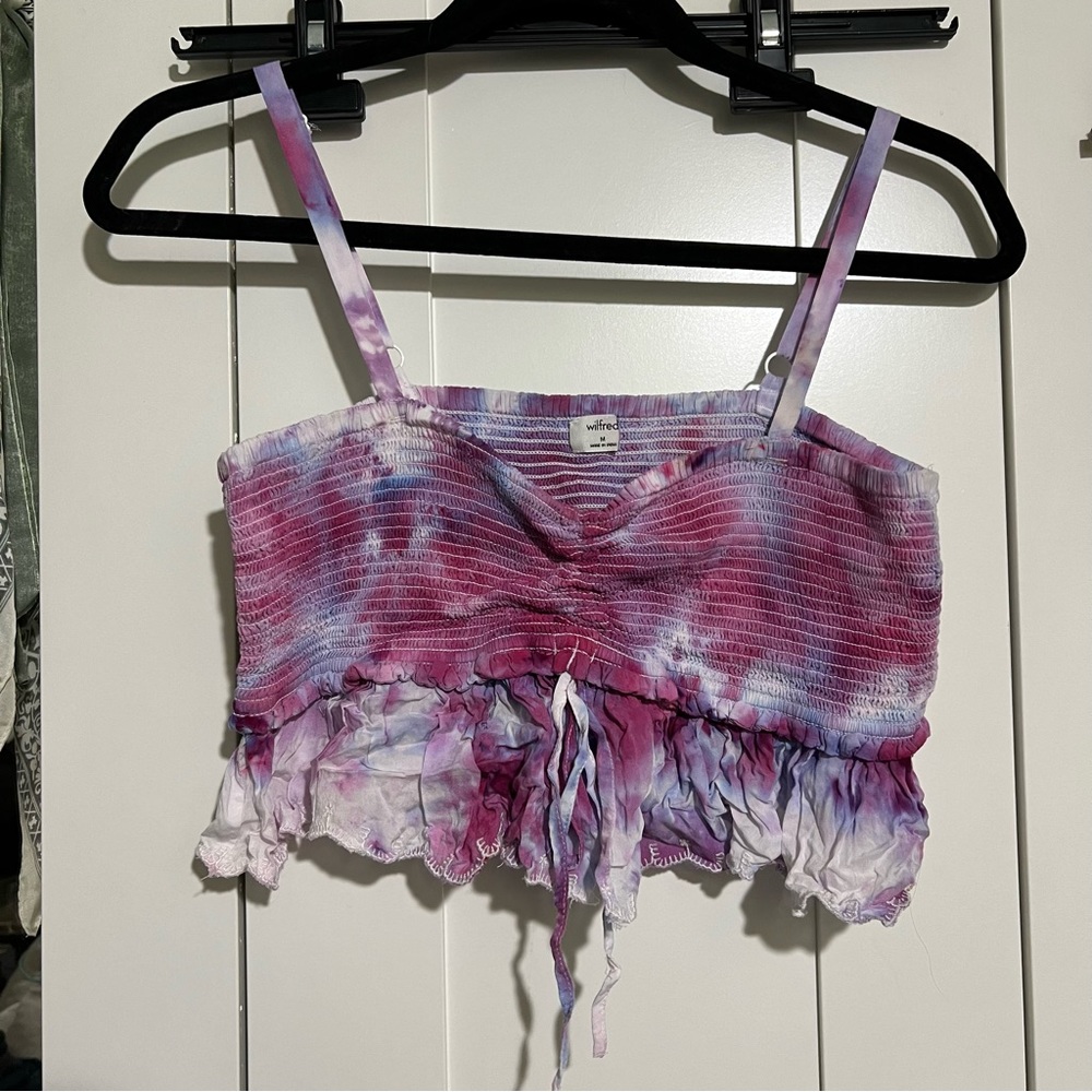 Hand-Dyed Aritzia Crop Top